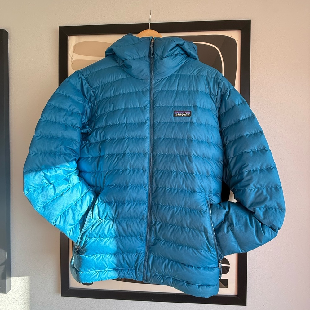 Patagonia Teal Puffer Jacket